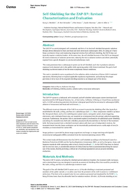 Dose Fall Off ZAP-X Clinical Publications and Peer-reviewed Articles